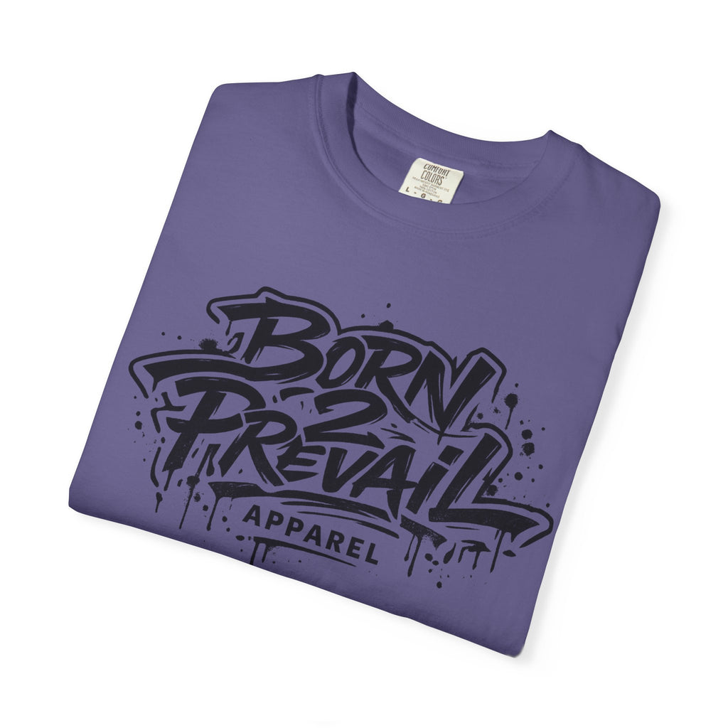 Born to Prevail Graphic Tee — Streetwear Motivational White T‑Shirt