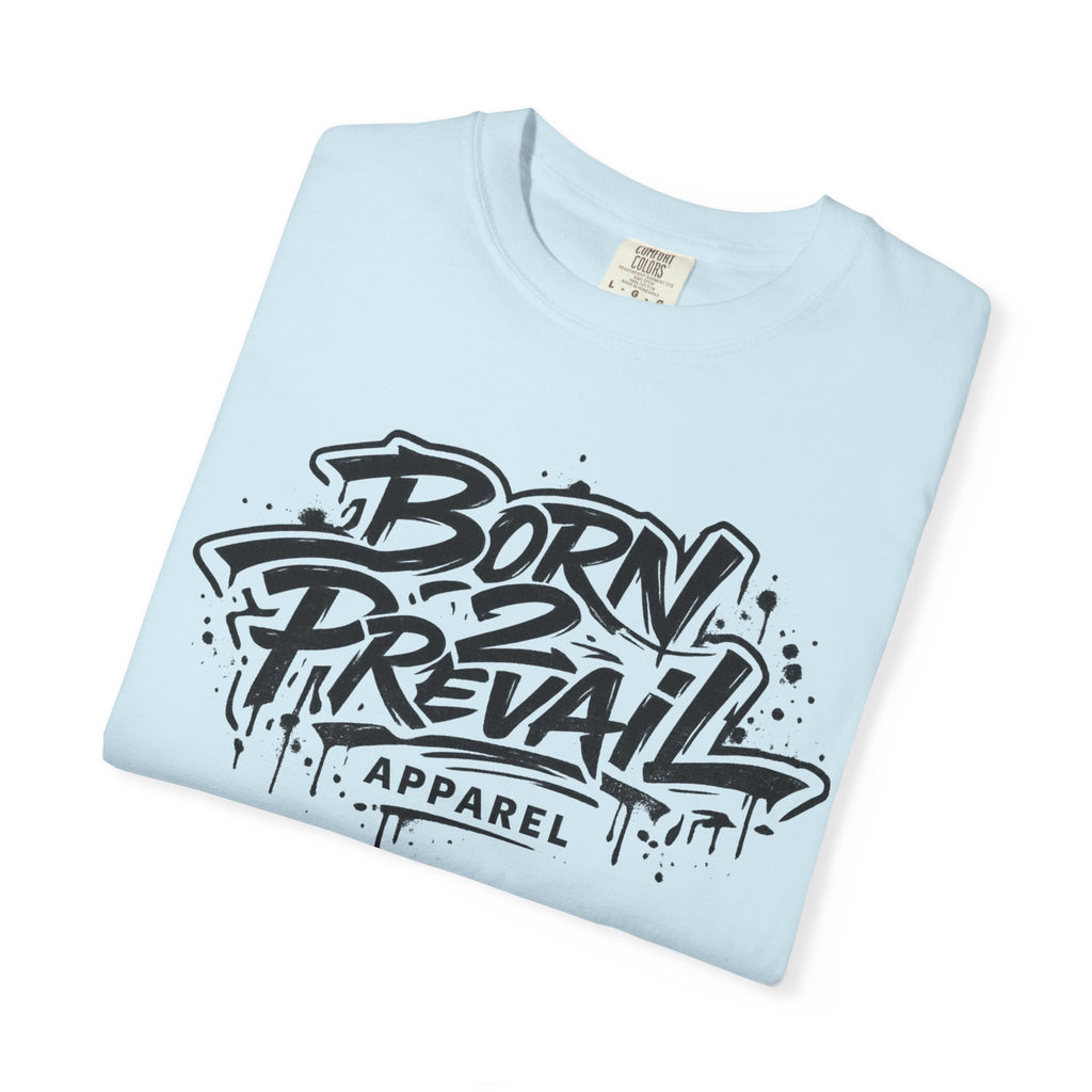 Born to Prevail Graphic Tee — Streetwear Motivational White T‑Shirt