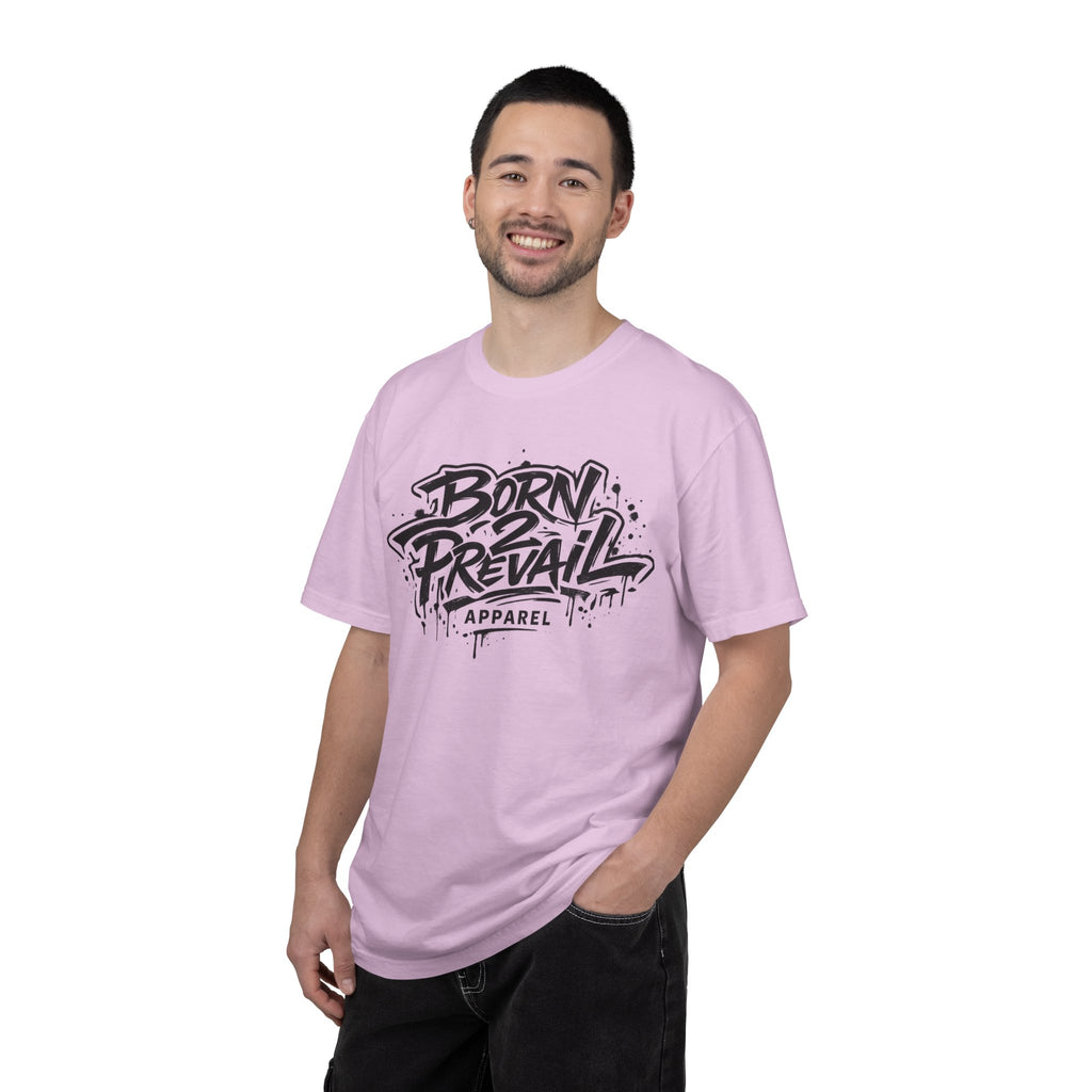 Born to Prevail Graphic Tee — Streetwear Motivational White T‑Shirt