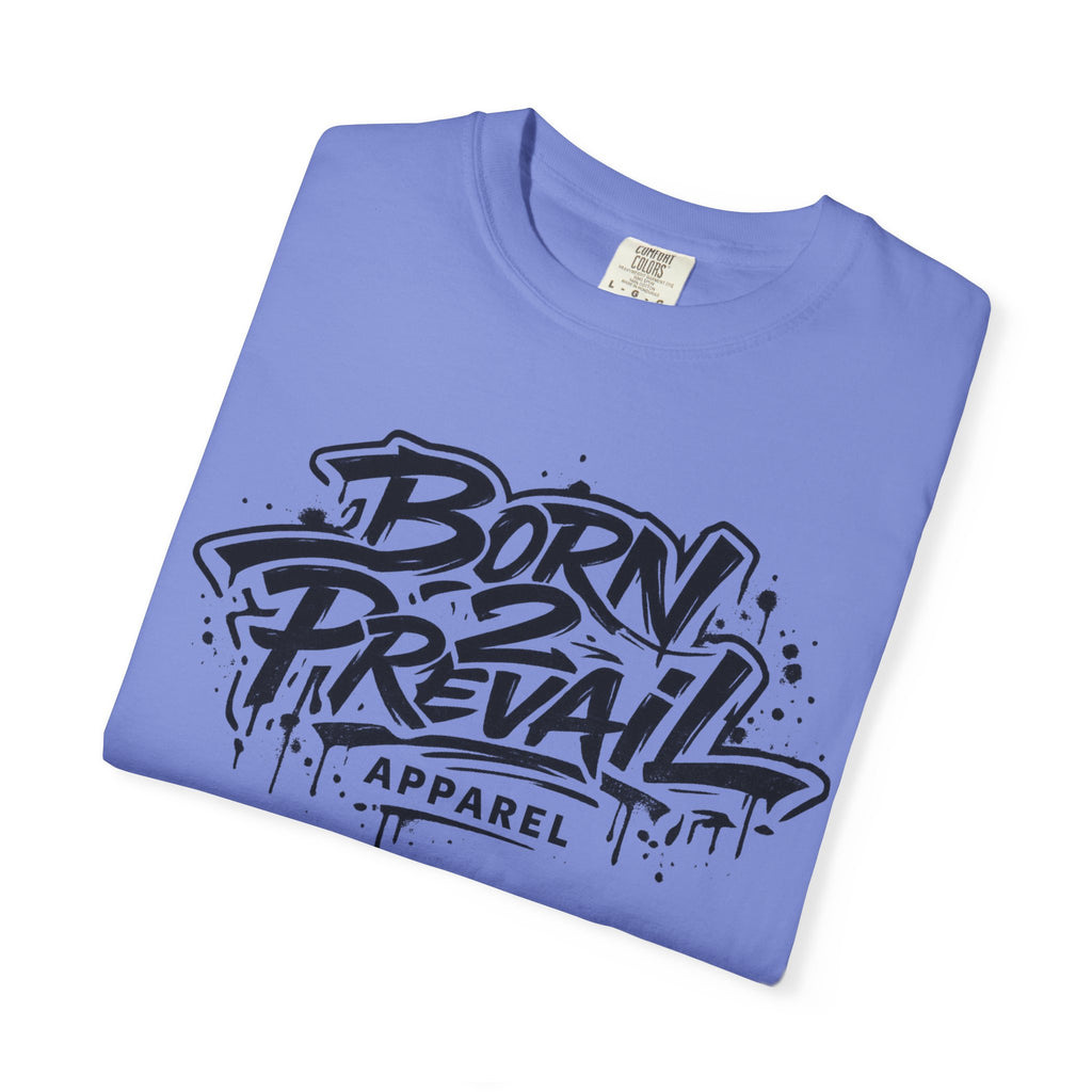 Born to Prevail Graphic Tee — Streetwear Motivational White T‑Shirt