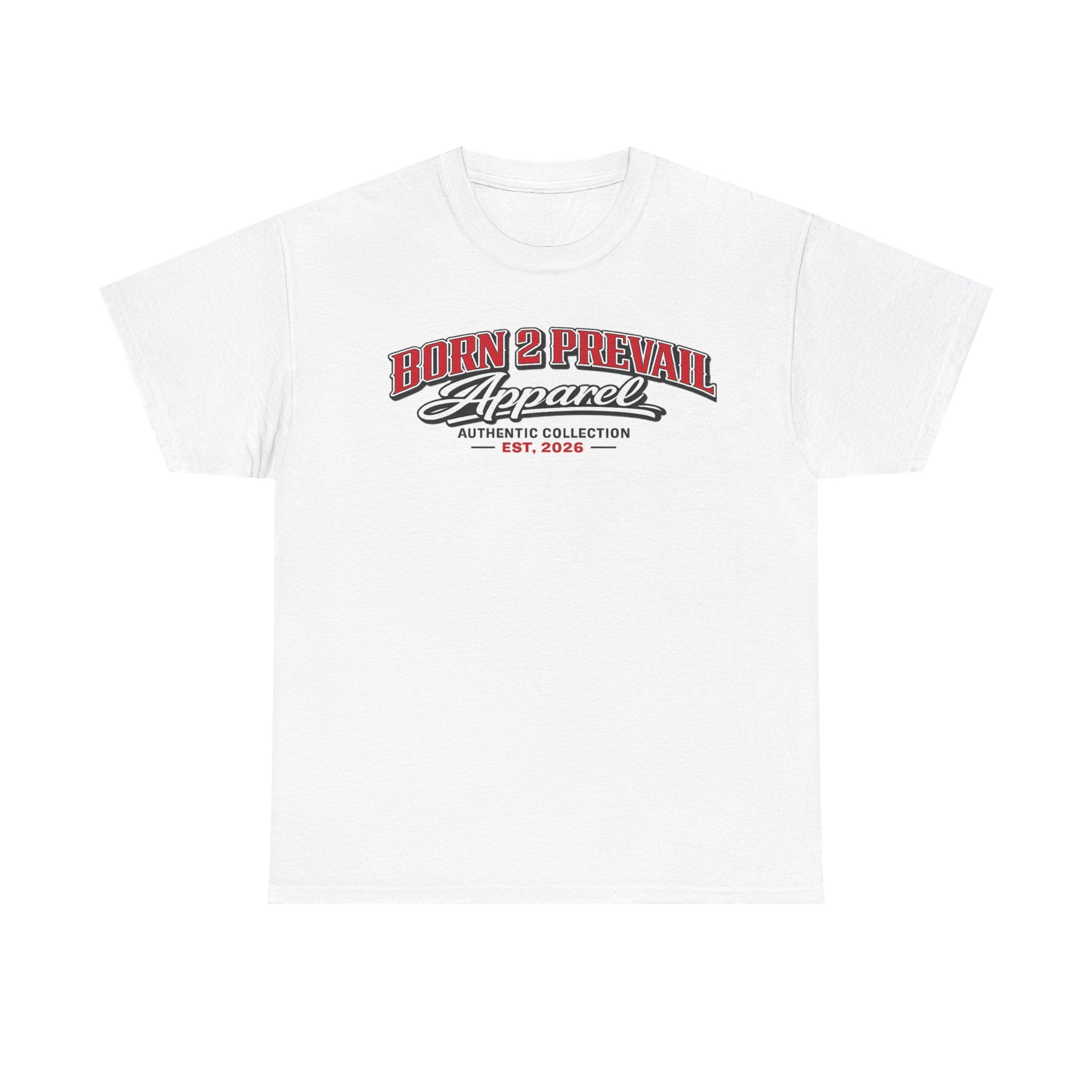 Born 2 Prevail Apparel Graphic Tee — Vintage Racing Logo T‑Shirt