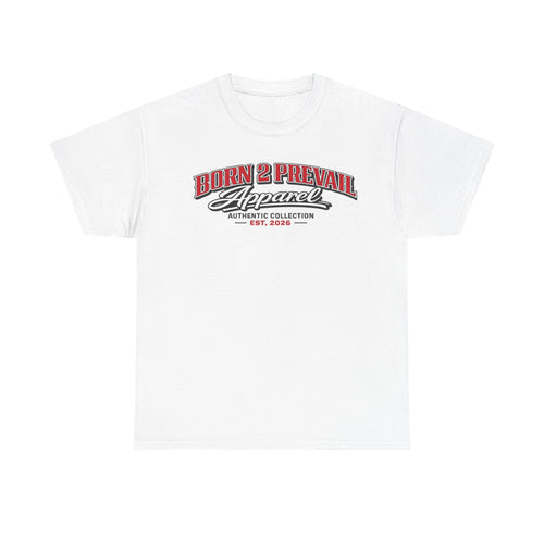 Born 2 Prevail Apparel Graphic Tee — Vintage Racing Logo T‑Shirt