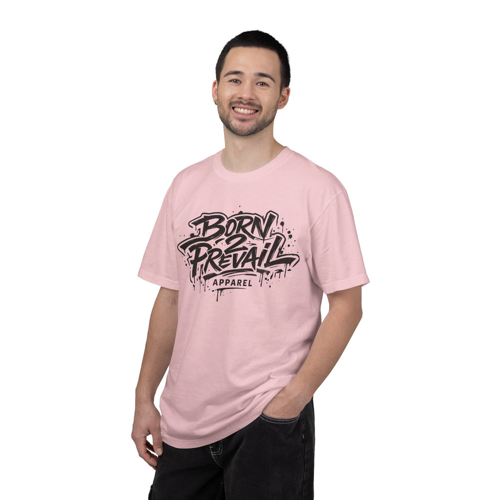 Born to Prevail Graphic Tee — Streetwear Motivational White T‑Shirt