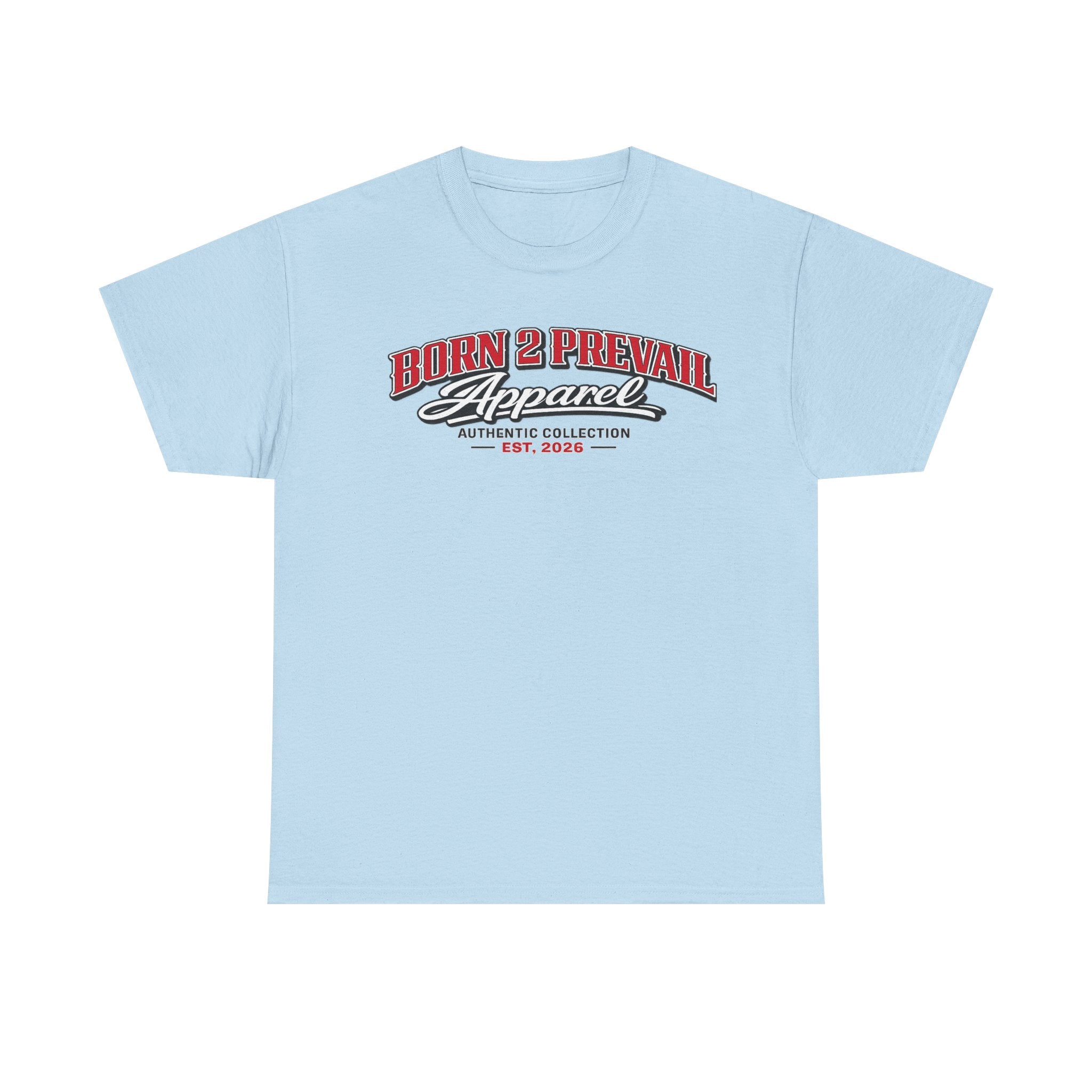 Born 2 Prevail Apparel Graphic Tee — Vintage Racing Logo T‑Shirt