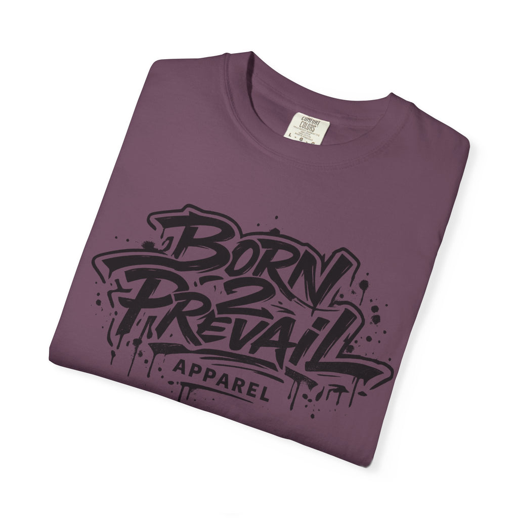 Born to Prevail Graphic Tee — Streetwear Motivational White T‑Shirt