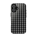Phone Case — Black Shield Pattern Tough Protective Case