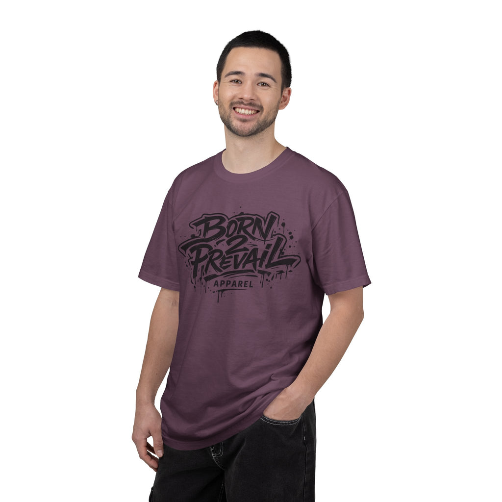Born to Prevail Graphic Tee — Streetwear Motivational White T‑Shirt