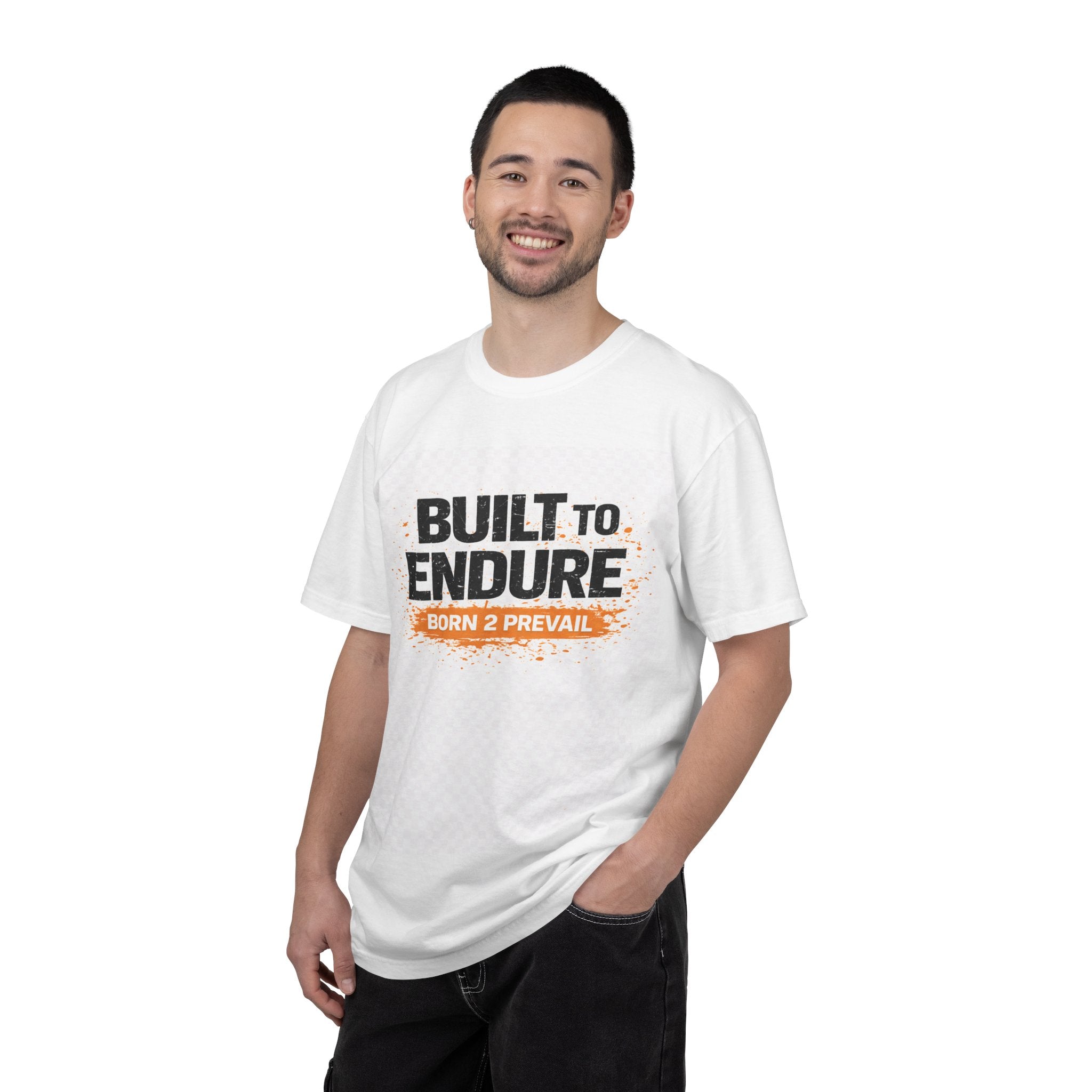 Built to Endure T-Shirt — "Born 2 Prevail" Athletic Graphic Tee
