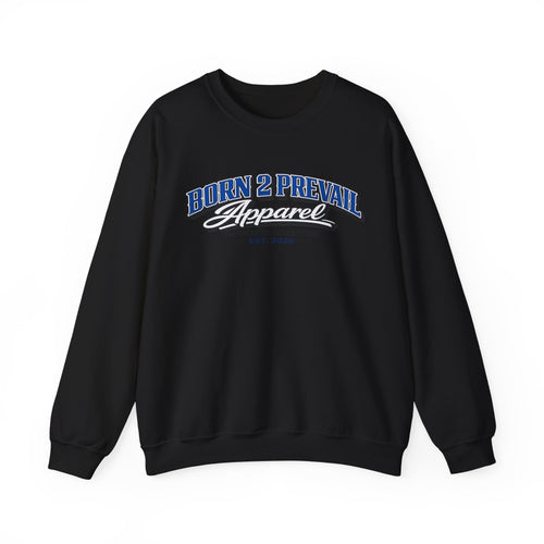 Born 2 Prevail Apparel Crewneck Sweatshirt — Vintage Athletic Graphic