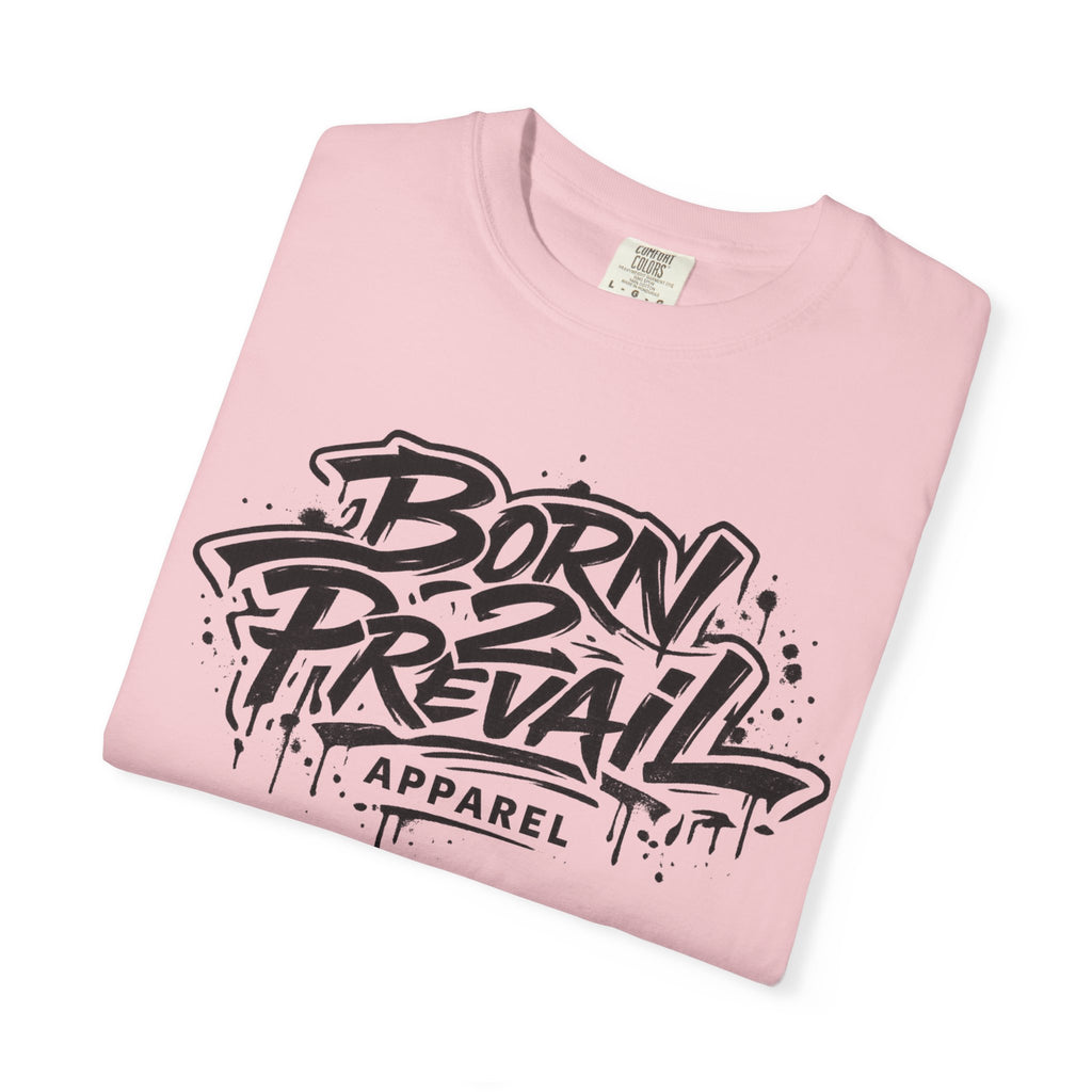 Born to Prevail Graphic Tee — Streetwear Motivational White T‑Shirt