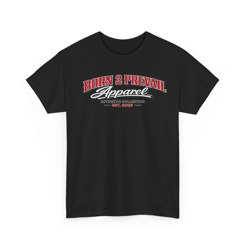 Born 2 Prevail Apparel Graphic Tee — Vintage Racing Logo T‑Shirt
