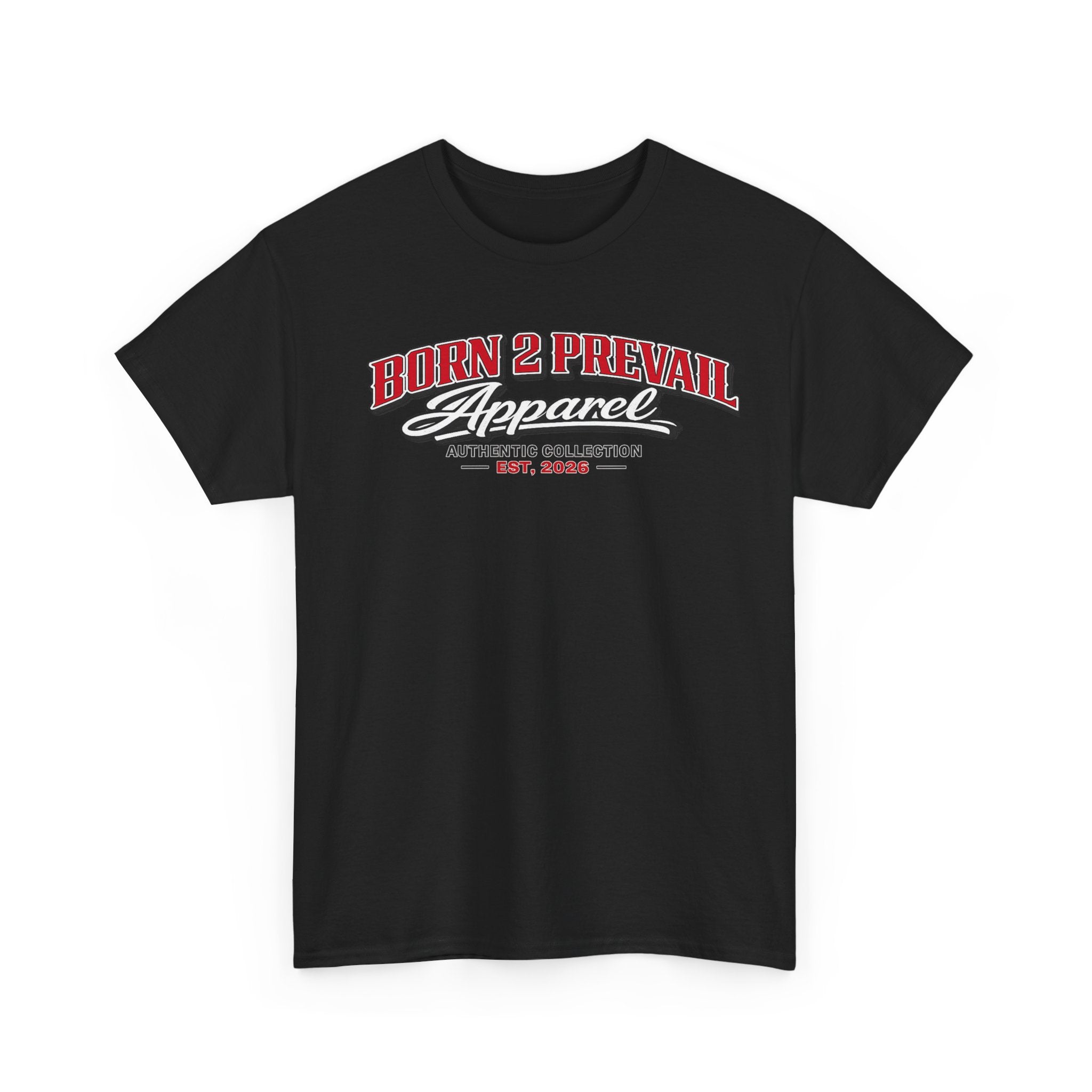 Born 2 Prevail Apparel Graphic Tee — Vintage Racing Logo T‑Shirt
