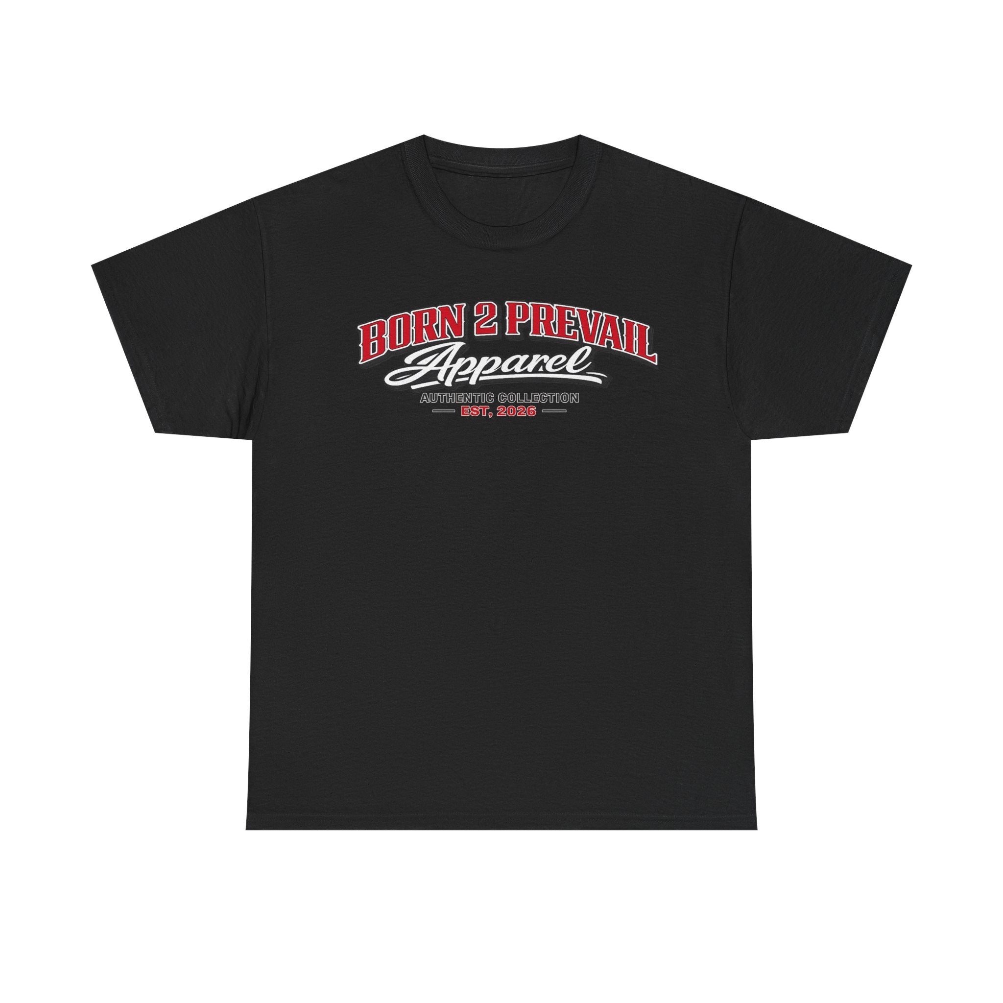 Born 2 Prevail Apparel Graphic Tee — Vintage Racing Logo T‑Shirt