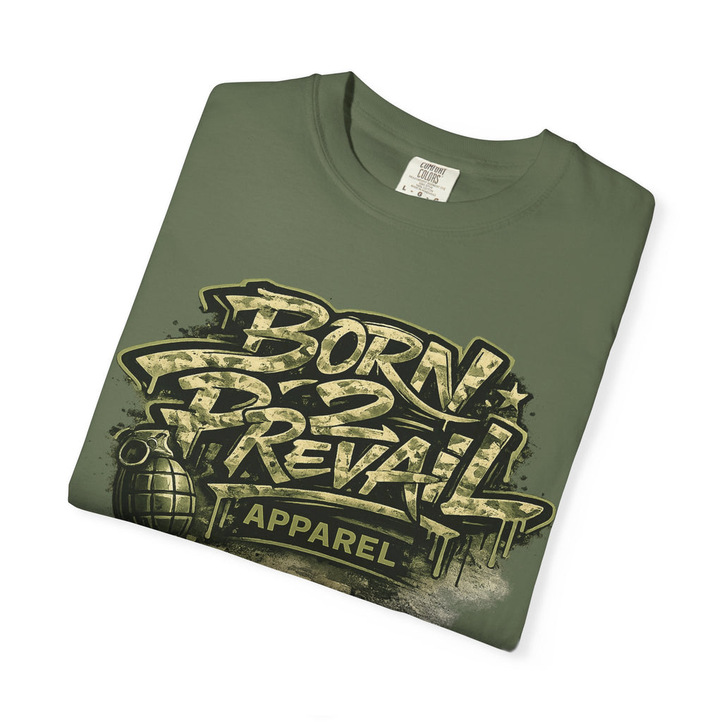 Born 2 Prevail Graphic T-Shirt — Streetwear Inspired "Born 2 Prevail" Design