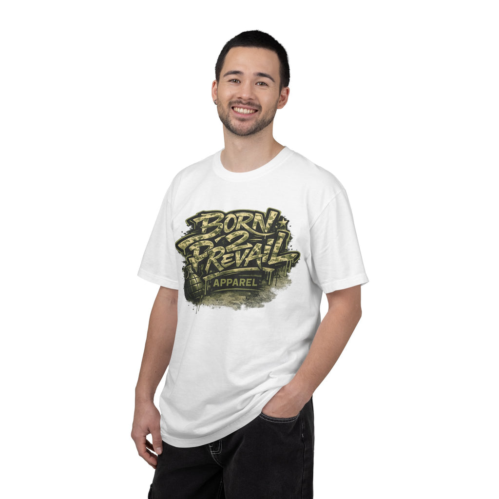 Born 2 Prevail Graphic T-Shirt — Streetwear Inspired "Born 2 Prevail" Design