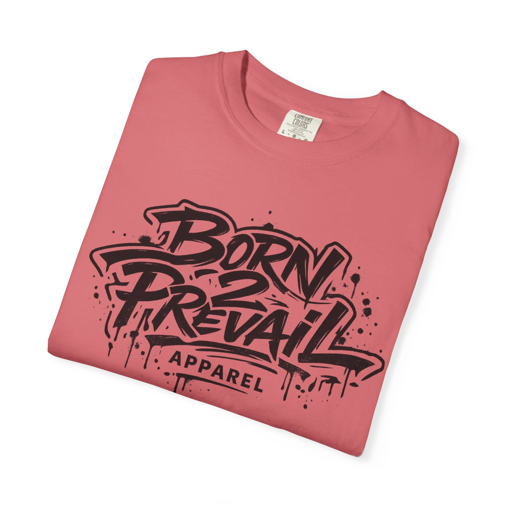 Born to Prevail Graphic Tee — Streetwear Motivational White T‑Shirt