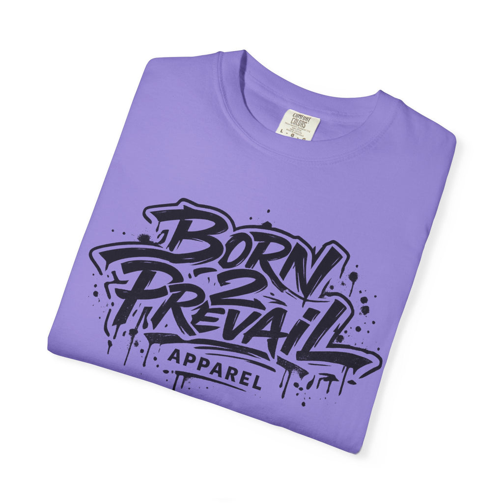 Born to Prevail Graphic Tee — Streetwear Motivational White T‑Shirt