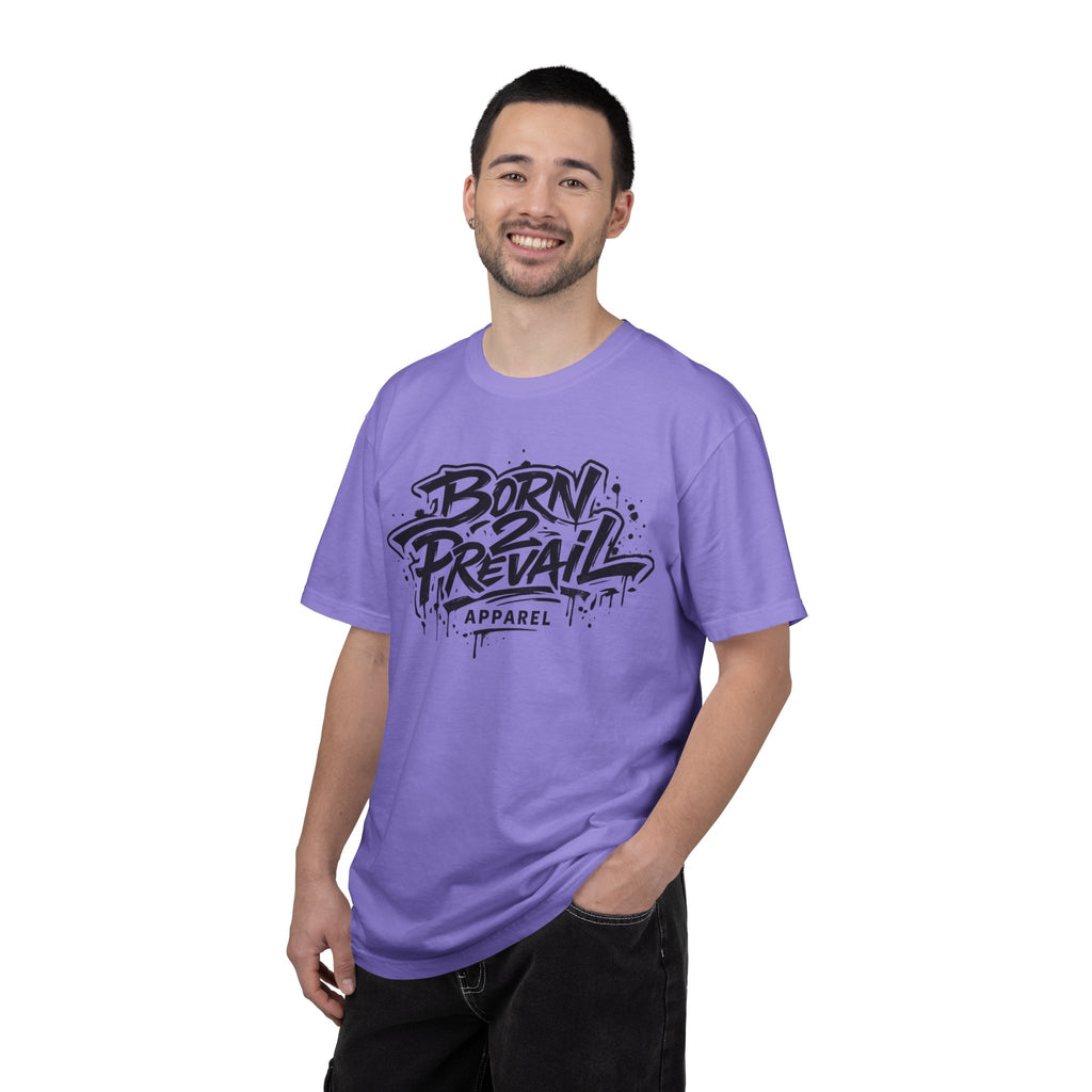Born to Prevail Graphic Tee — Streetwear Motivational White T‑Shirt