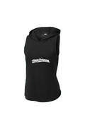 Black/ Black Triad Solid Hoodie Tank