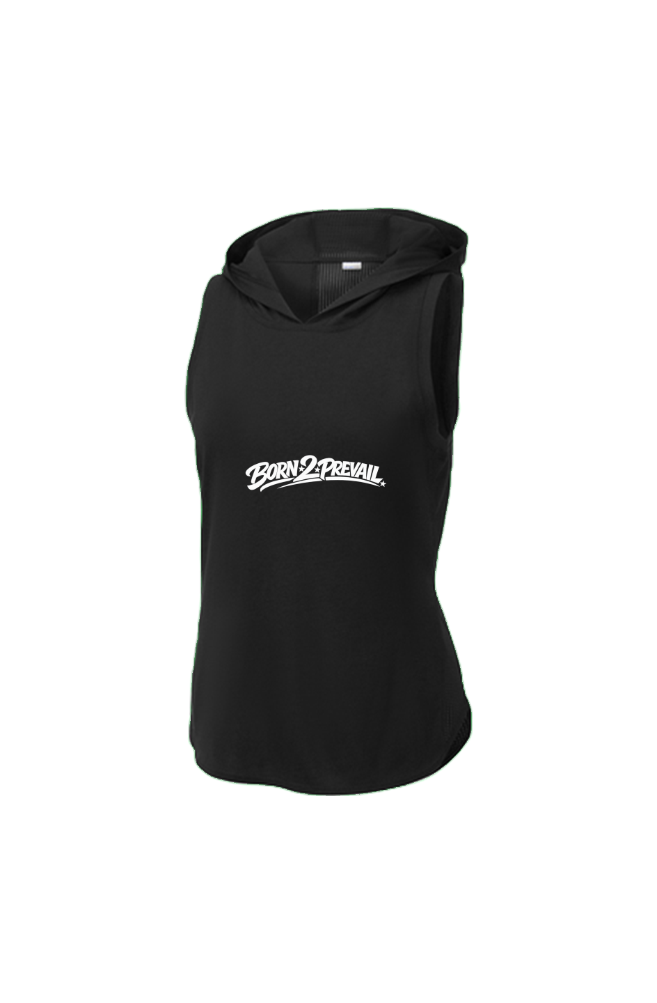 Black/ Black Triad Solid Hoodie Tank