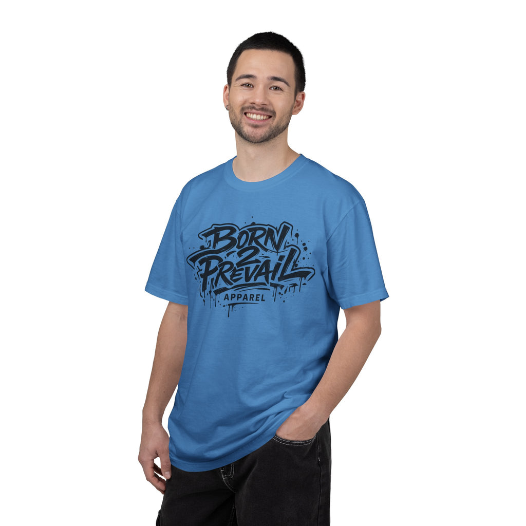 Born to Prevail Graphic Tee — Streetwear Motivational White T‑Shirt