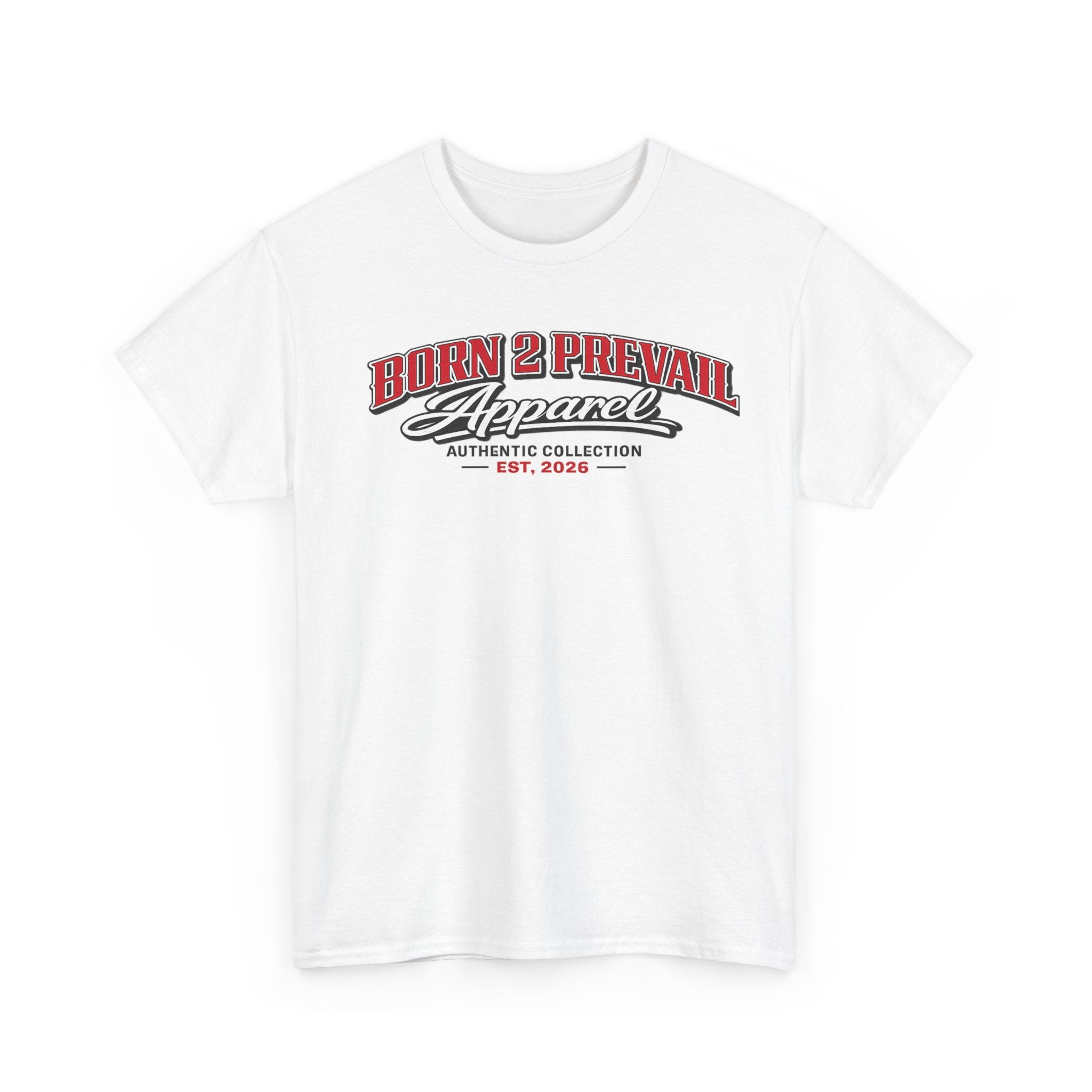 Born 2 Prevail Apparel Graphic Tee — Vintage Racing Logo T‑Shirt