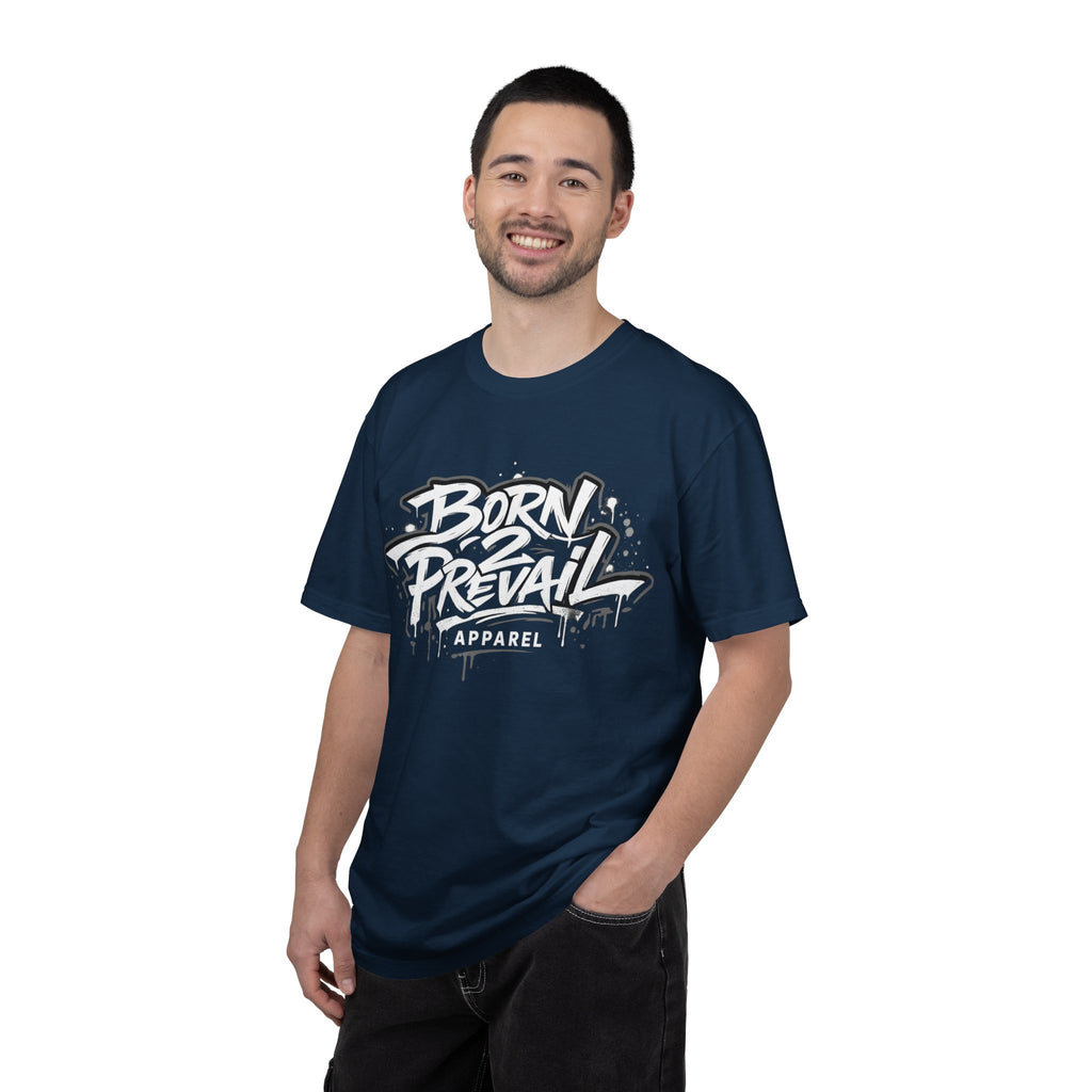 Born 2 Prevail Apparel T-Shirt — Vintage Garment-Dyed Streetwear Tee