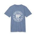 BP Seal Graphic T-Shirt — Casual Athletic Tee with "BP" Stamp
