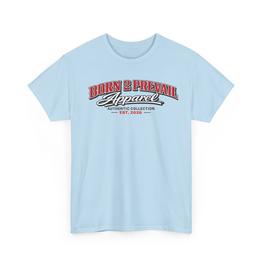 Born 2 Prevail Apparel Graphic Tee — Vintage Racing Logo T‑Shirt