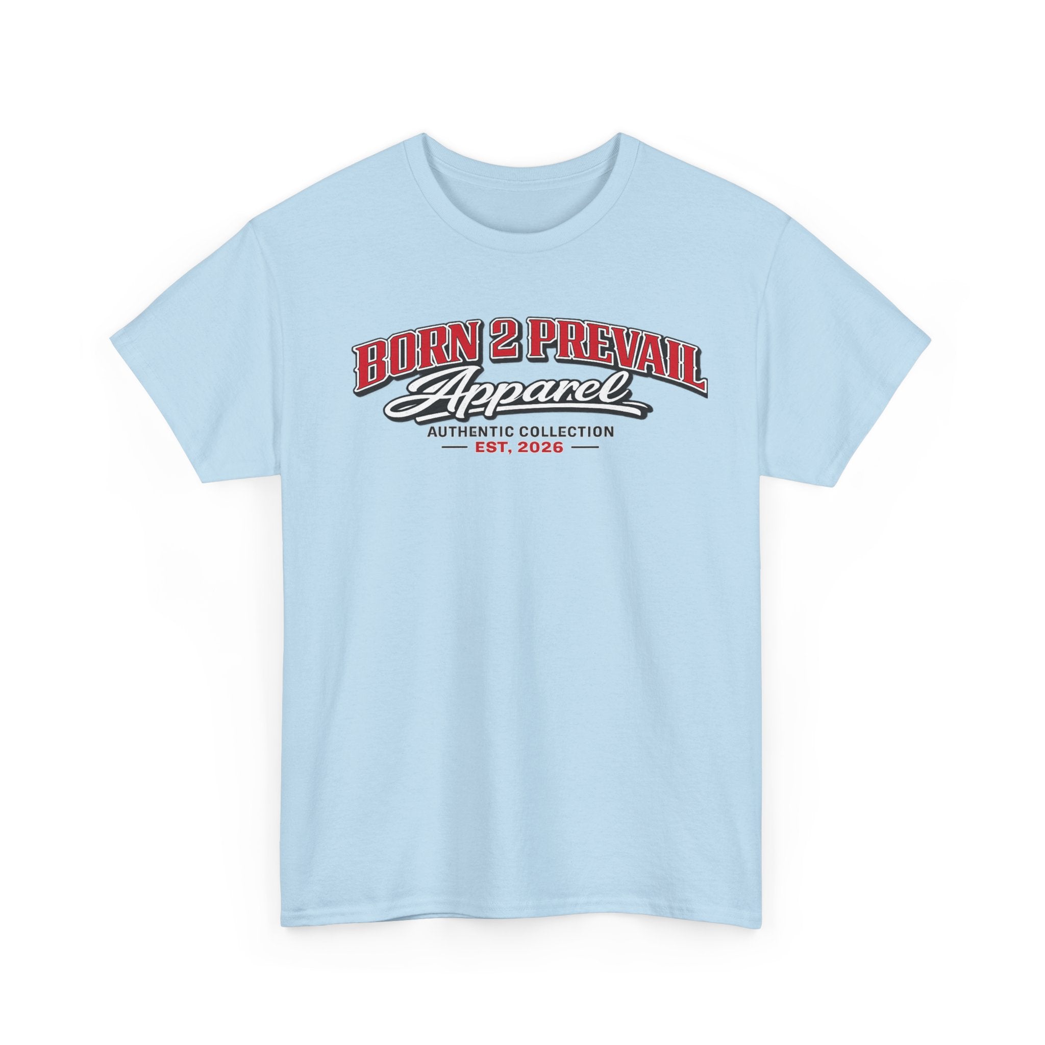Born 2 Prevail Apparel Graphic Tee — Vintage Racing Logo T‑Shirt